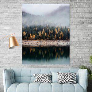 Forest Nature landscape Wall art 14x18 framed
